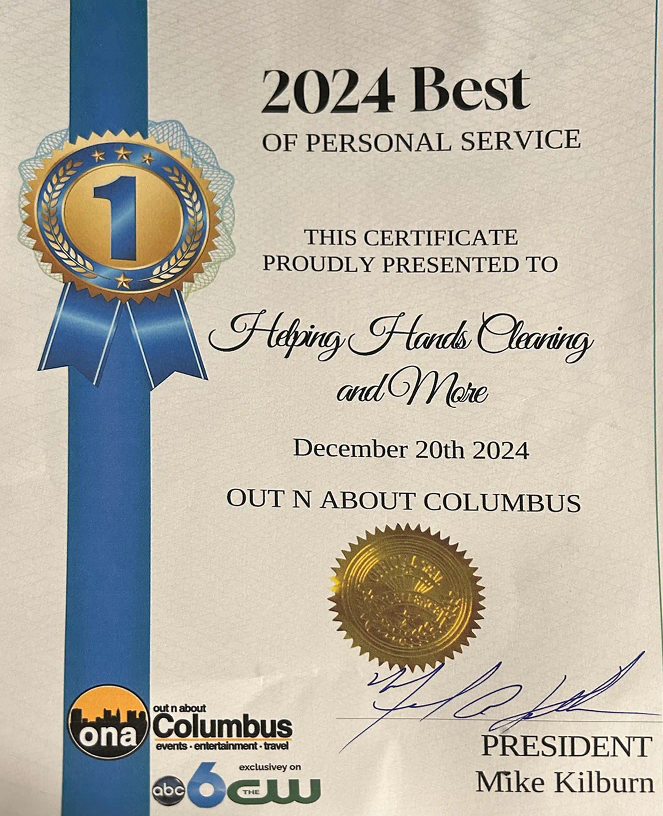 2024 bEST PERSONAL SERVICE