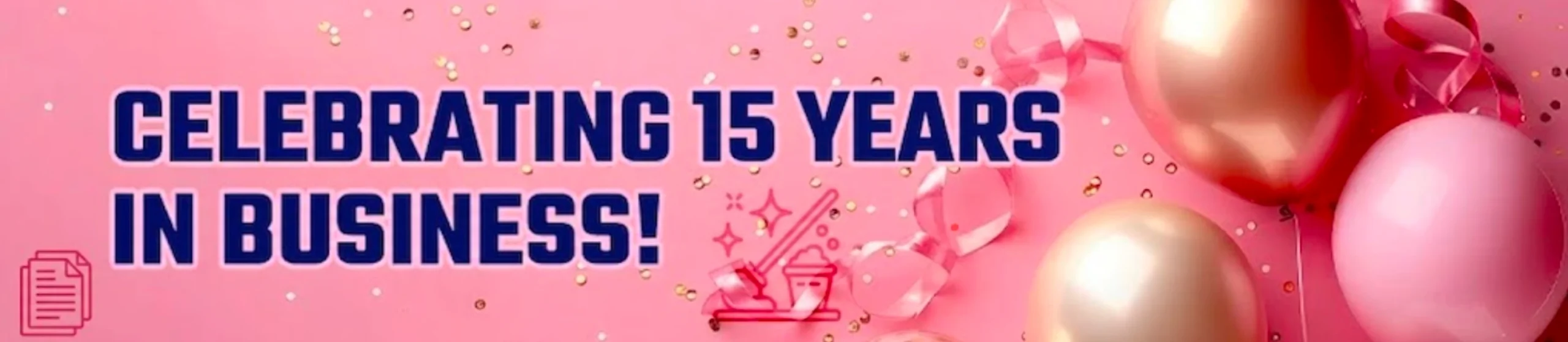 banner 15 years